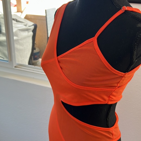 Sheer cutout swim coverup - Picture 5 of 8